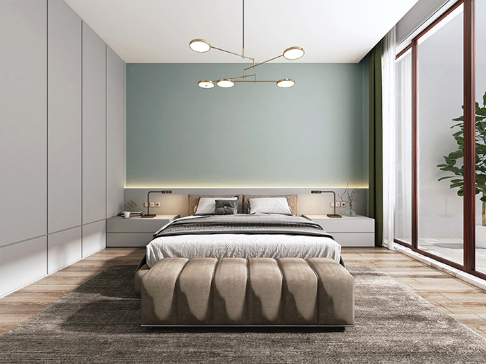 臥室-現(xiàn)代簡(jiǎn)約風(fēng)格-裝修效果圖