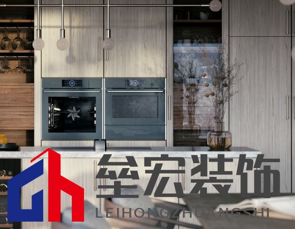 廚房的擺設(shè)布局 描述已自動(dòng)生成