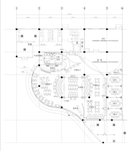 [無錫]現(xiàn)代風格西餐廳空間設(shè)計施工圖(含效果圖)